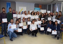 3 günlük eğitimin ardından 35 öğrenci sertifika aldı