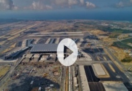 3. Havalimanı tarihi sefer öncesi havadan görüntülendi