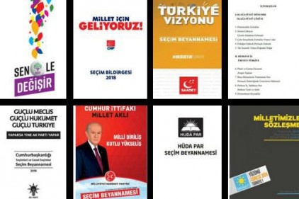 24 Haziran Seçimlerinde hangi parti ne vadediyor? 