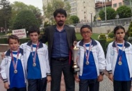 26 ilden Şahinbey Belediye Gençlik ve Spor Kulübü satranç takımı ikici oldu