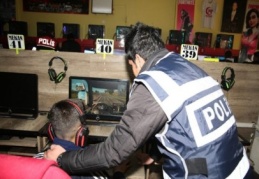 180 internet kafe ile 27 oyun salonu denetlendi