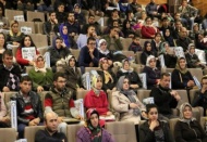 86 işitme engelli çift mezun oldu