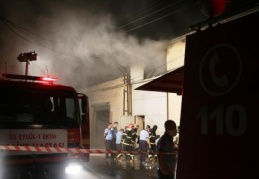 6 itfaiye eri dumandan etkilendi 