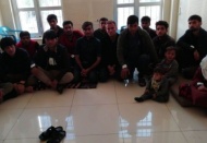 17 kaçak göçmen yakalandı 