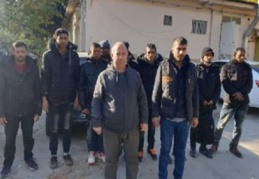 12 kaçak göçmen yakalandı