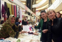 140 kadın girişimci, evde ürettiklerini satışa sundu