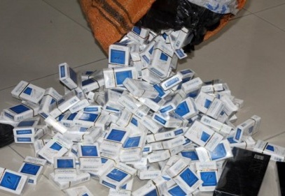 800 karton gümrük kaçağı sigaraya el konuldu