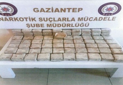 41 kilo 250 gram uyuşturucu ele geçirildi