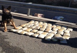 28 kilo esrar ele geçirildi