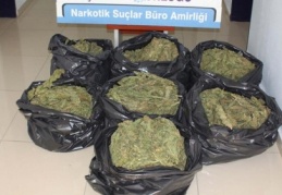 47 kilo esrar ele geçirildi
