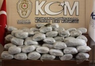 101 kilo esrar maddesi ele geçirildi.