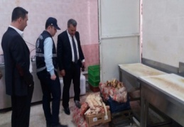 400 kilogram bozulmuş ete el konuldu