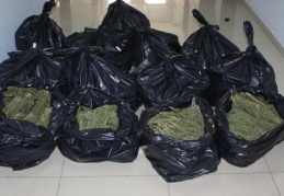 40 kilogram esrar ele geçirildi