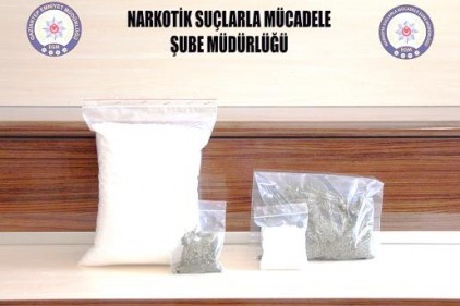 6 kilogram uyuşturucu yakalandı