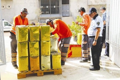 18 kiloluk 400 adet teneke sahte çam balı ele geçirildi