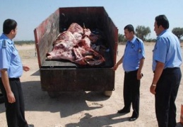 600 kiloluk bozuk et imha edildi 
