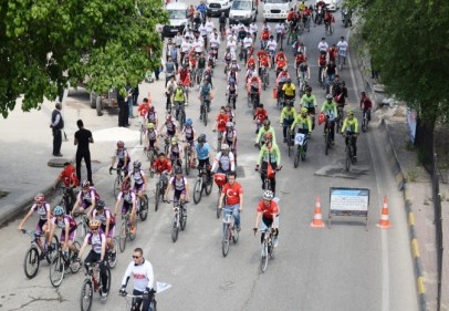 7 Kilometre pedal çevirdiler