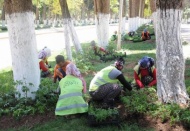 40 kırsal mahallenin mezarlıklarında temizlik çalışması yapılıyor
