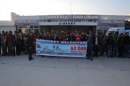 52.800 kişi Çanakkale&#8217;ye gitti