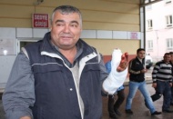 25 kişi kaza ile kendini kesti