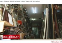2 kişinin çalıştığı iş yerine 450 bin liralık SGK prim borcu