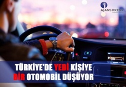 7 kişiye 1 otomobil düşüyor
