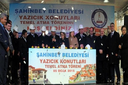 162 konut ve 15 işyeri için temeli atıldı