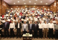 173 kursiyer düzenlenen törenle sertifikalarını aldı