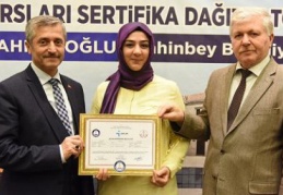 205 kursiyer meslek sahibi oldu