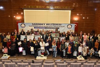 198 kursiyer meslek sahibi oldu