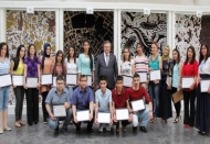 23 kursiyere sertifikaları törenle verildi Onlar artık, halı deseni tasarlayacak