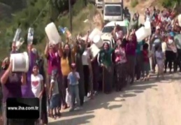 1 litre su için 1 kilometre su kuyruğu