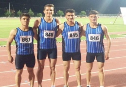 400 metre bayrak yarışmalarında Türkiye şampiyonu oldular