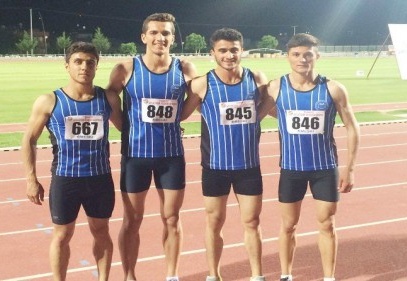 400 metre bayrak yarışmalarında Türkiye şampiyonu oldular