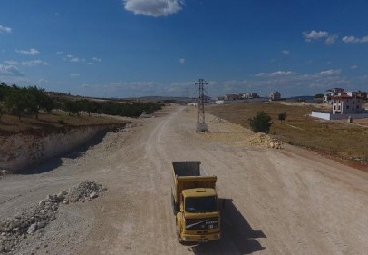 6 metre genişliğinde olan yol 40 metreye çıkıyor