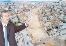 40 metre genişliğindeki alternatif yolda sona gelindi