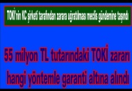 55 milyon TL tutarındaki TOKİ zararı hangi yöntemle garanti altına alındı