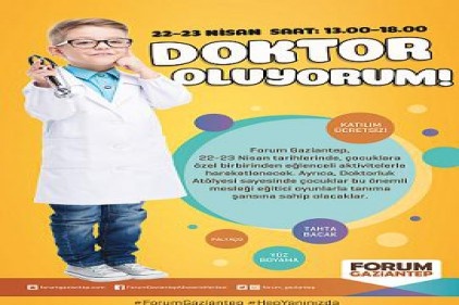 23 Nisan'da çocuklar “doktor” olacak