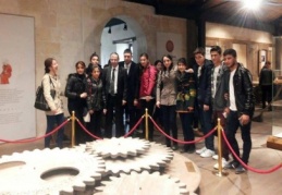 80 öğrenci İslam Bilim Tarihi Müzesi’ni ziyaret etti.