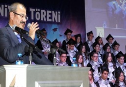 57 öğrenci LYS sonrası düzenlenen törenle diploma aldı