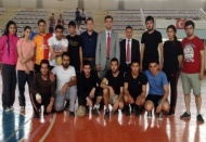 350 öğrenci spor müsabakalarında yer aldı