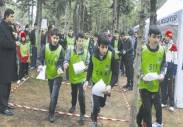 15 okuldan 500 öğrenci yön bulmaya çalıştı