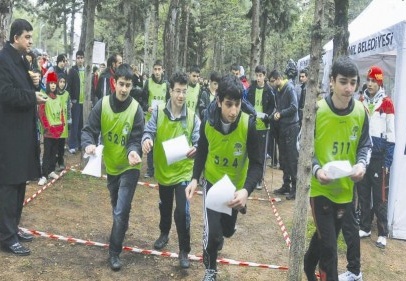 15 okuldan 500 öğrenci yön bulmaya çalıştı