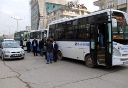 3 otobüs kaza yaptı