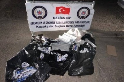970 paket gümrük kaçağı sigara ele geçirildi