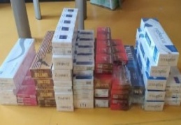 358 paket kaçak sigara ele geçirildi