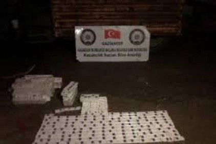 660 paket kaçak sigara ele geçirildi 