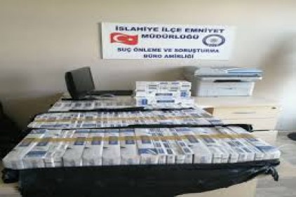890 paket sigara ele geçirildi