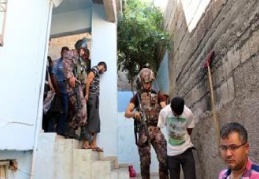 200 polis uyuşturucu  yuvalarını didik didik etti