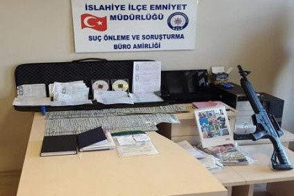 1 pompalı tüfek ve 35 adet fişek ele geçirildi 